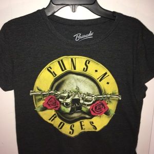 Guns & Roses crop-top